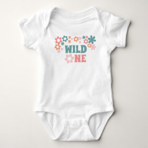 Body Para Bebé Cute Wild One Chica Primer Cumpleaños