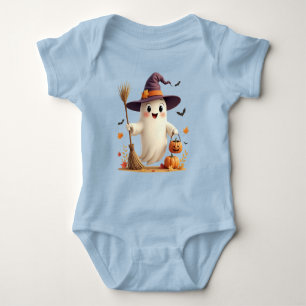 Body Para Bebé Cute Witchen Ghost Halloween Baby Bodysuit