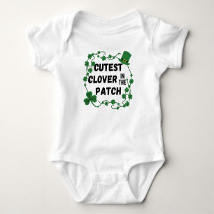 Body Para Bebé Cutest Clover in the Patch St. Patrick's Day