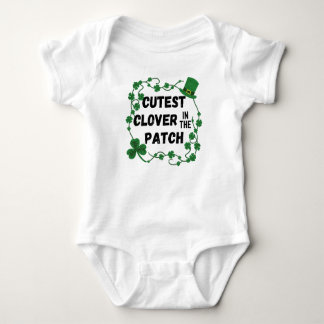 Body Para Bebé Cutest Clover in the Patch St. Patrick's Day