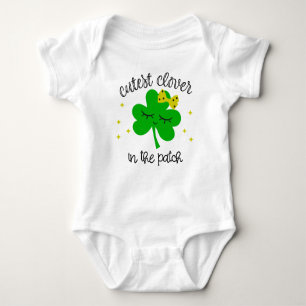 Body Para Bebé Cutest Clover In the Patch St Patricks Day