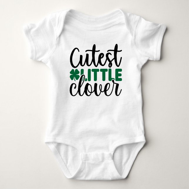 Body Para Bebé Cutest Little Clover Charm-60277 (Anverso)