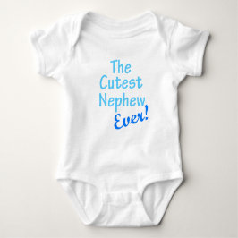 Body Para Bebé Cutest Nephew Bodysuit