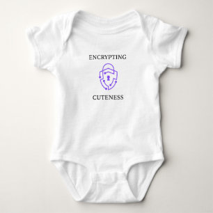 Body Para Bebé CUTEZA CIFRANDO, Seguridad Cibernética, Bebé Ciber