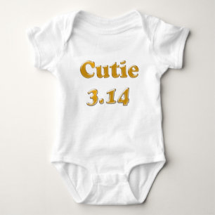 Body Para Bebé Cutie 3.14 Pi Day