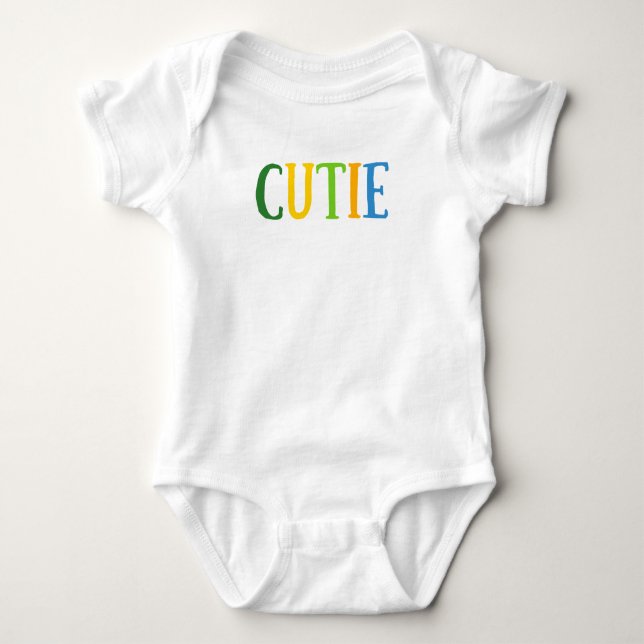 BODY PARA BEBÉ CUTIE BABY BODYSUIT (Anverso)