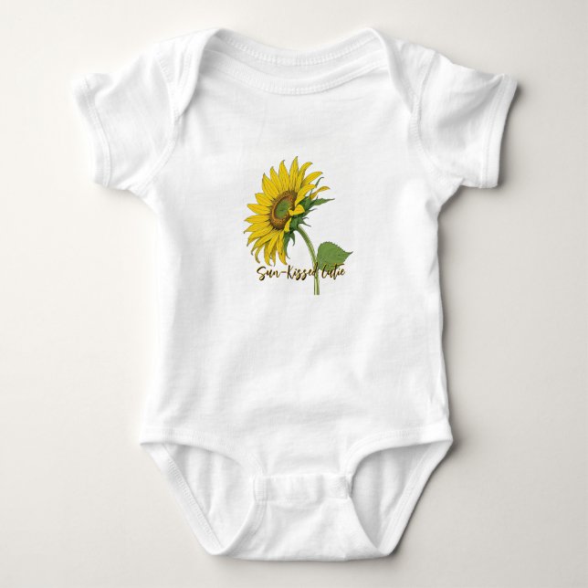 Body Para Bebé Cutie besada por el sol (Anverso)