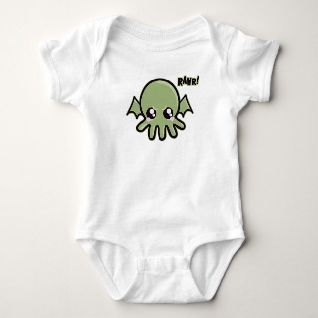 Body Para Bebé Cutie Cthulhu Baby bodysuit / enterizo (Anverso)