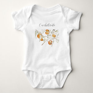 Body Para Bebé Cutie de clementina de frutas de cítricos