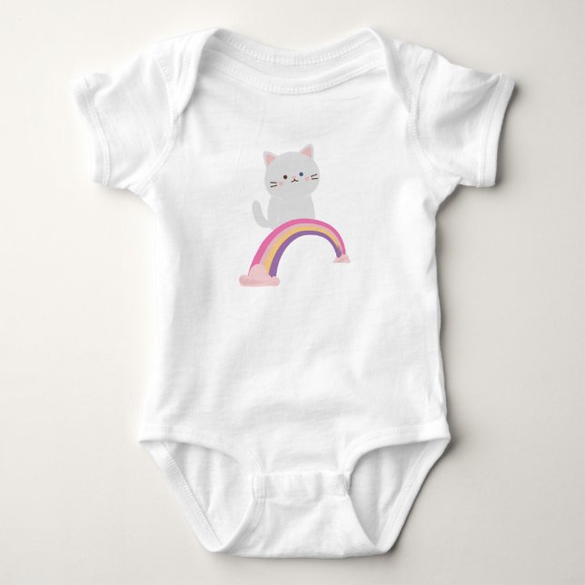 Body Para Bebé Cutie Kitten Cat (Anverso)