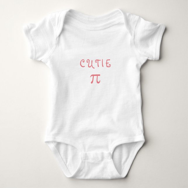 Body Para Bebé Cutie Pie Cute Bebé Niña Infante Bodysuit Creeper (Anverso)