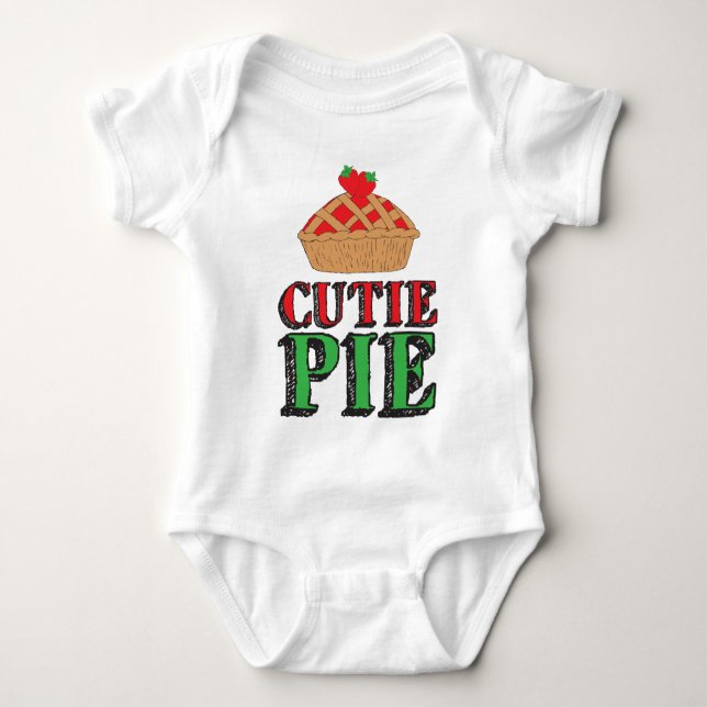 Body Para Bebé Cutie Pie Sweet Stuts Strawberry Cutiepies (Anverso)