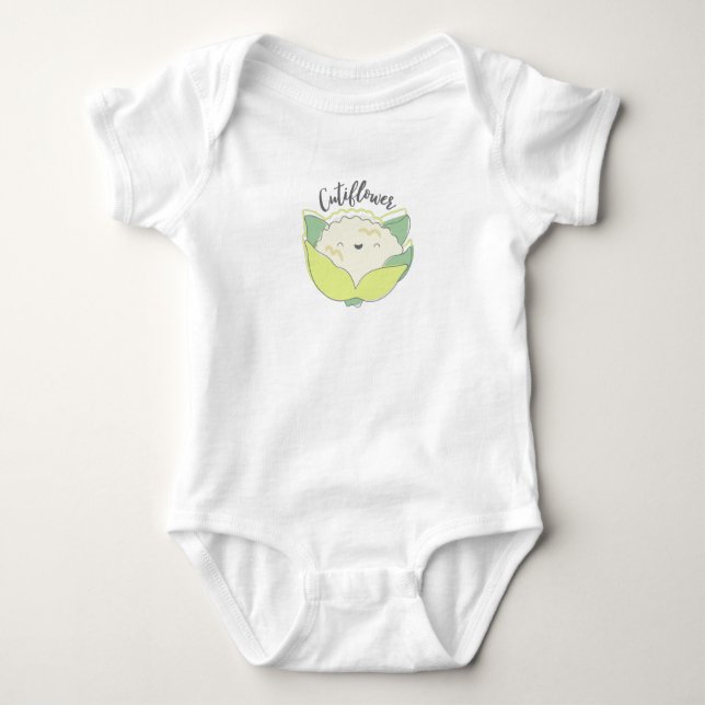 BODY PARA BEBÉ CUTIEFLOWER CUTE CAULIFLOWER (Anverso)