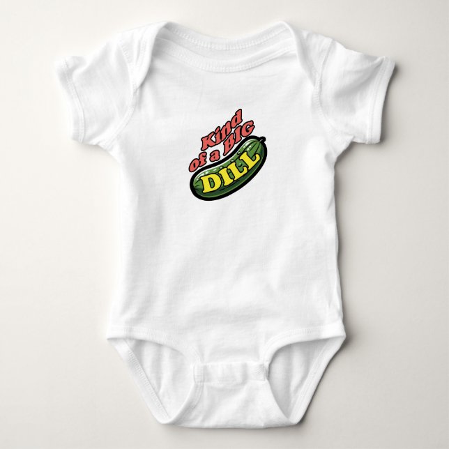 Body Para Bebé Cuto unisex bebé gran encurtido (Anverso)