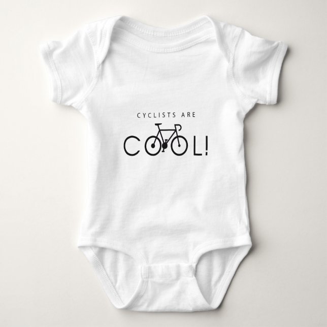 Body Para Bebé Cycling Biking Bicycle is genial (Anverso)