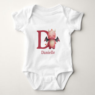 Body Para Bebé D es para Dragón Personalizar