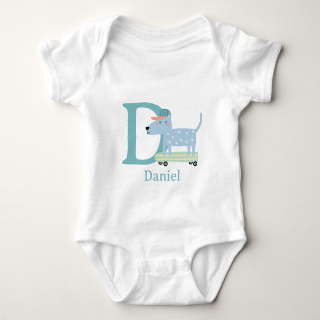 Body Para Bebé D es para Perro Personalizar (Anverso)