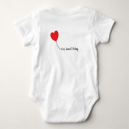 Body Para Bebé Dachshund Love Balloon Shirt - Sweet Baby Edition