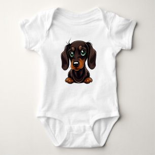 Body Para Bebé Dachshund Pup's Playtime