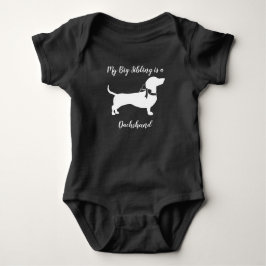 Body Para Bebé Dachshund Weiner Perro Baby Shower Sexo Neutral