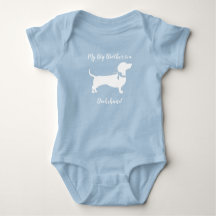 Dachshund Wiener Dog Baby Shower Blue Boy