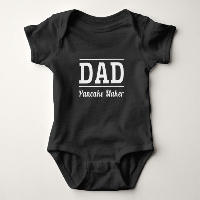 Body Para Bebé Dad Pancake Maker Slim Fit (Anverso)