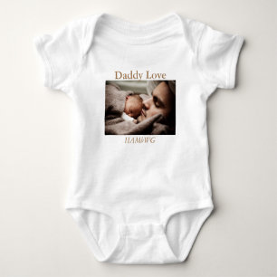 Body Para Bebé Daddy Love HAMbWG - Camiseta
