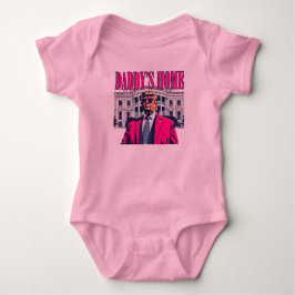 Body Para Bebé Daddy's Home Rosa Trump