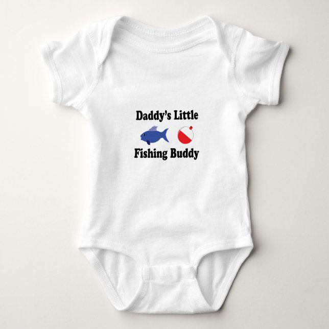 Body Para Bebé daddys poco compinche de la pesca (Anverso)