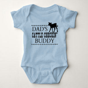 BODY PARA BEBÉ DAD'S CATTLE CHECKING BUDDDY