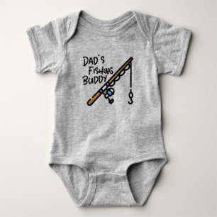 BODY PARA BEBÉ DAD'S FISHING BUDDY