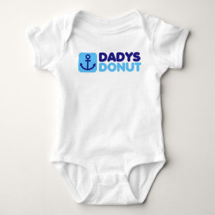 Body Para Bebé Dadys Donut bebé creeper azul