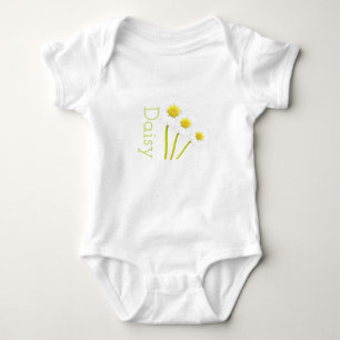 Body Para Bebé Daisies Vest personalizable