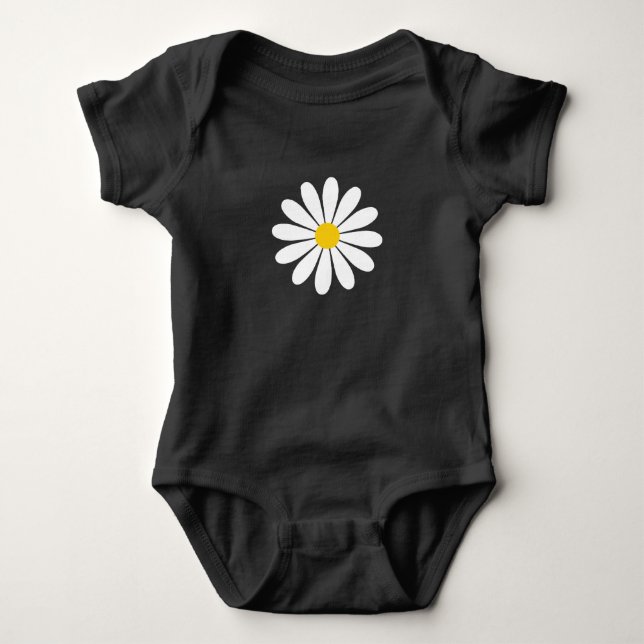 Body Para Bebé Daisy Flower (Anverso)