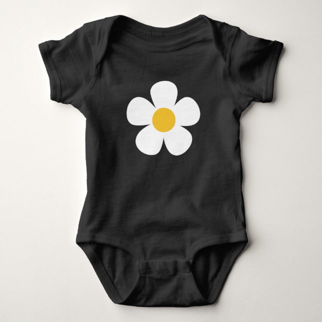 Body Para Bebé Daisy Flower (Anverso)