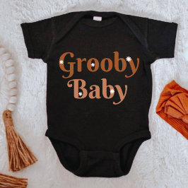 Body Para Bebé Daisy Groovy Baby 70s Retro Vibes