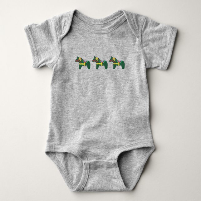 Body Para Bebé Dala Horse (Anverso)