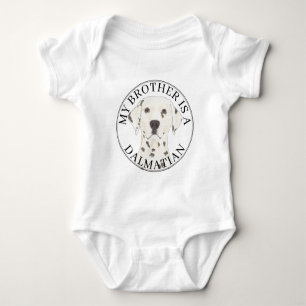 Body Para Bebé Dalmatian Dog Big Brother
