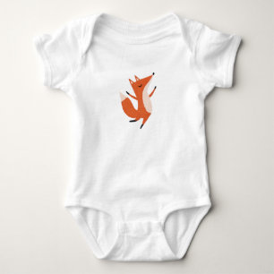 Body Para Bebé Dancing Fox Cute Art