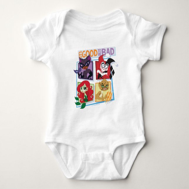 Body Para Bebé DC Super Villain Chicas Es bueno ser malo (Anverso)