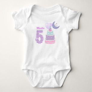 Body para bebé de cinco meses