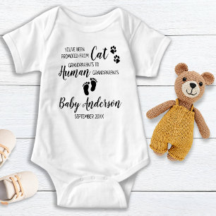 Body Para Bebé De la Invitación de embarazo de los abuelos del ga