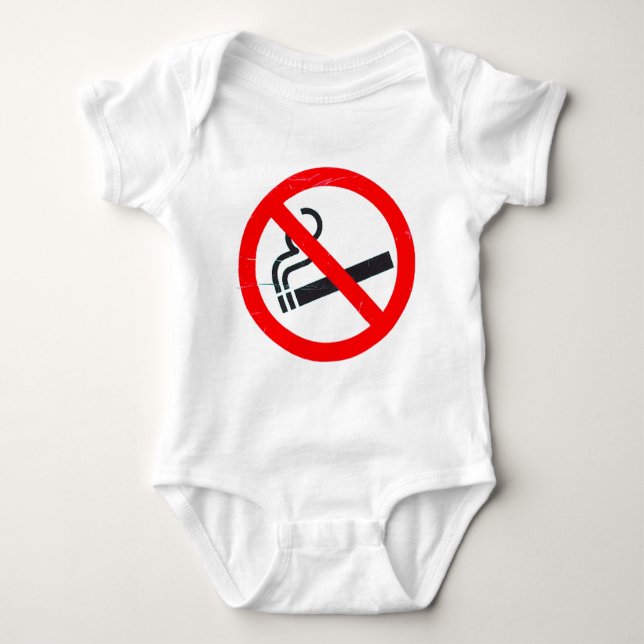 Body Para Bebé De no fumadores (Anverso)