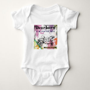 Body Para Bebé Dearborn - él todo el comenzado aquí - ropa