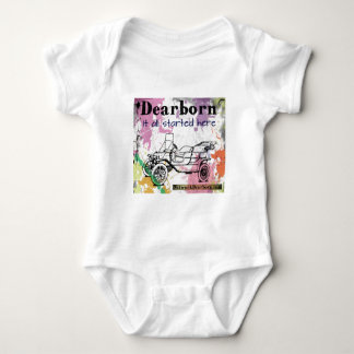 Body Para Bebé Dearborn - él todo el comenzado aquí - ropa