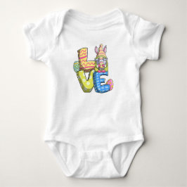 Body Para Bebé Decoración de amor, Pascua