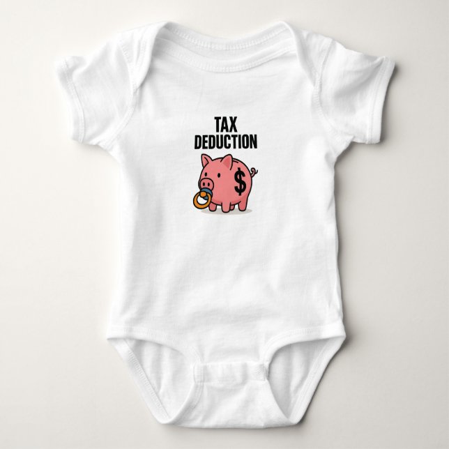 Body Para Bebé Deducción de impuestos Baby Bodysuit (Anverso)
