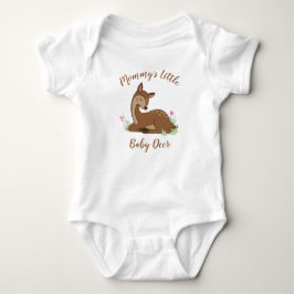 Body Para Bebé Deer Fawn Baby Shower Woodland Animals