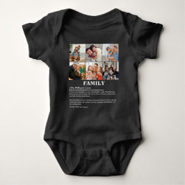 Body Para Bebé Definición personalizada de la familia de Collages