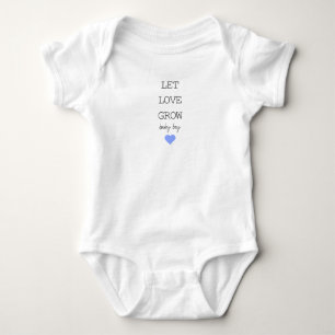 Body Para Bebé Dejar que el amor crezca niño bebé